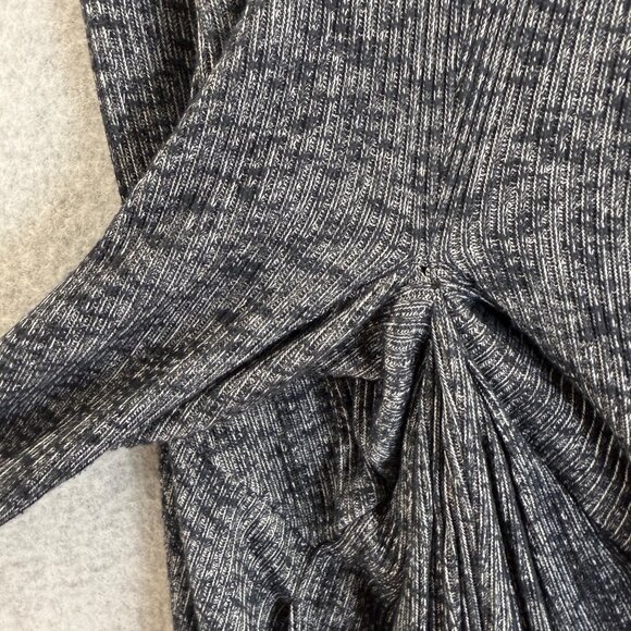 Vena Cava Womens Tank Midi Dress Blue White Ribbed V- Neck Tie Waist Size XS (?) - Picture 13 of 16